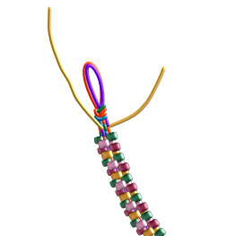 Beaded kumihimo instructions